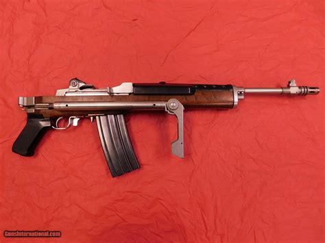 ruger mini 14 with folding stock in stainless